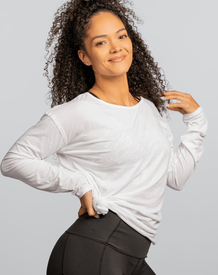 Hello Sunshine UPF Long Sleeve – No Headlights White